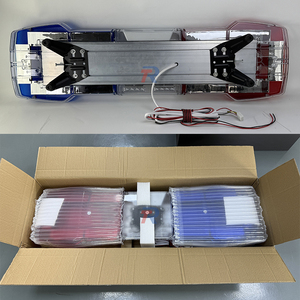 Barra de Luces de Advertencia de Emergencia para Techo de 66 <span class=keywords><strong>LED</strong></span>, 47 Pulgadas, con Altavoz, Seguridad para Quitanieves, Grúa de Remolque, Grúa de Construcción, Grúa de Rescate - Product Image 2