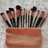 Ensemble de pinceaux de maquillage en poils synthétiques doux et soyeux de qualité supérieure, vegan, avec logo personnalisé, MOQ 10, 7/10/15 pièces, prix d'usine, étiquette privée, OEM et ODM