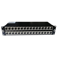 16-way unidirectional balanced audio fiber optic terminal box broadcast-grade XLR audio optical fiber terminal box