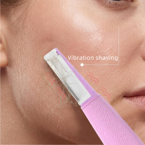 Maquinilla de Afeitar Eléctrica Sónica Recargable |   Exfoliante Facial Portátil y Removedor de Vello con <span class=keywords><strong>3</strong></span> Velocidades Ajustables - Product Image 5