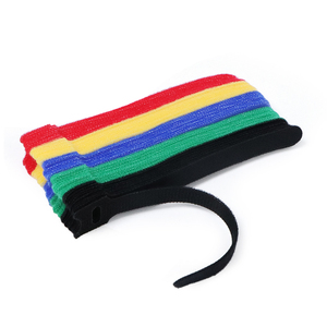 12x125mm siyah naylon çevre dostu su geçirmez kablo bağları yanmaz arka arkaya kanca döngü depolama sapanlar ev ofis için - Product Image 3