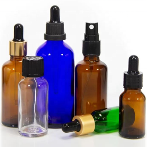 Frasco de Vidrio Azul Cobalto de 15 ml para Perfume, Aromaterapia, Almacenamiento de Aceites Esenciales, con Tapa de Aluminio - Product Image 6