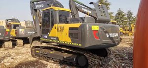 Excavadora usada Volvo EC210D de 22 toneladas, venta en stock, gran oferta, bomba de caja de cambios de motor de Suecia, PLC - Product Image 2
