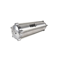 Réservoir d'air en aluminium 5.5L pour accessoires de pneumonie de voiture 3/8 ou 1/4 NPT Port 140*420mm
