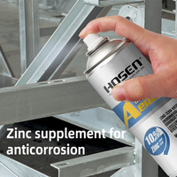 HOSEN Peinture en spray au zinc galvanisé à froid bleu et blanc bon marché en gros pour la prévention de la rouille et la protection des métaux