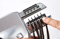 R La dernière troisième génération 6D Accessoires de machine d'extension de cheveux Conception sans crochet à boucle 6D pour les extensions de cheveux humains