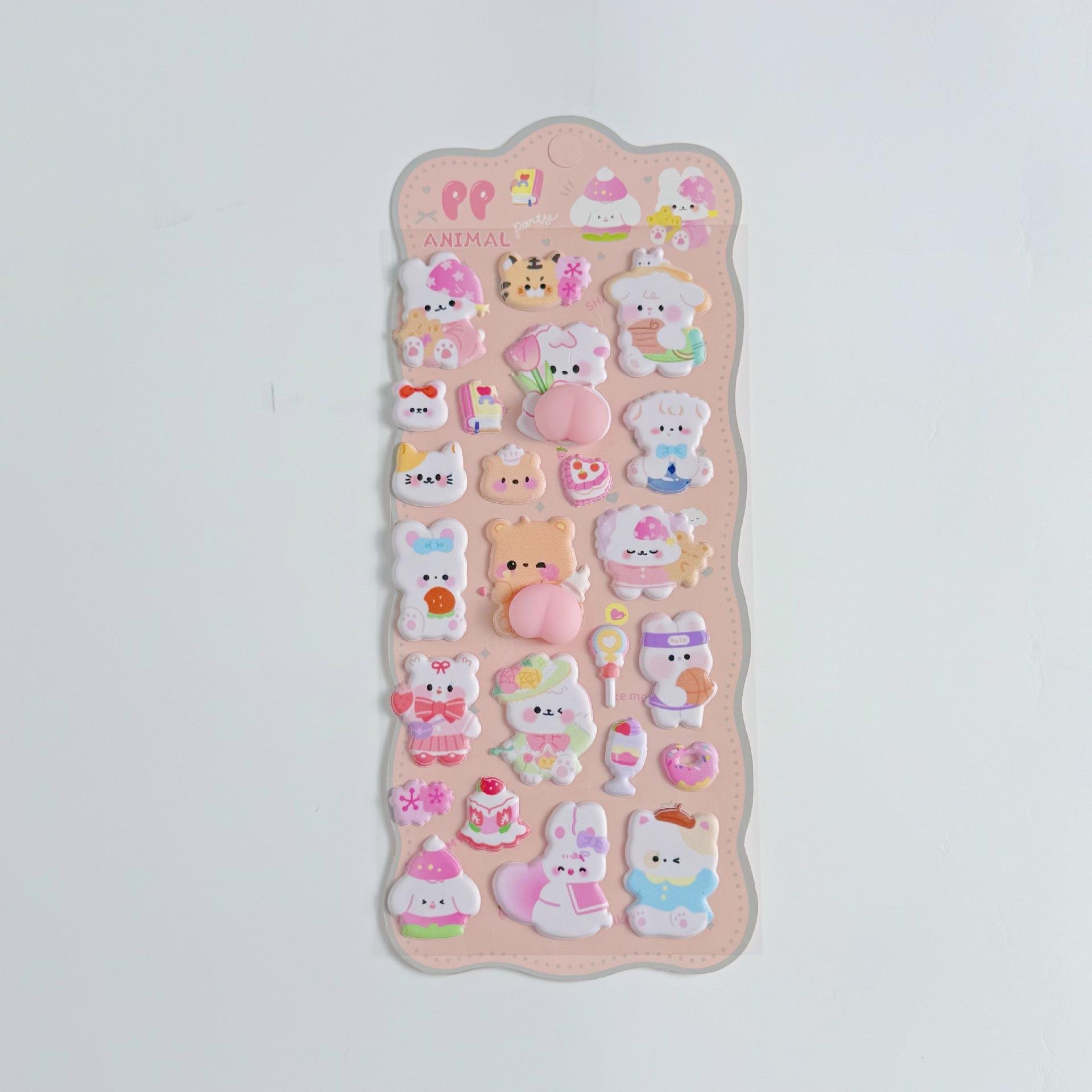 Autocollant de fesses style chiot