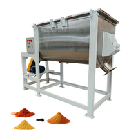 Mélangeur horizontal à ruban de poudre sèche de qualité alimentaire Mélangeur hélicoïdal à palettes de farine industrielle Équipement de mélange Machine à mélanger