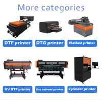 Printer UV Flatbed Kecil Buatan China Printer A3 30cm Mini UV DTF I3200 Print Head Film A4
