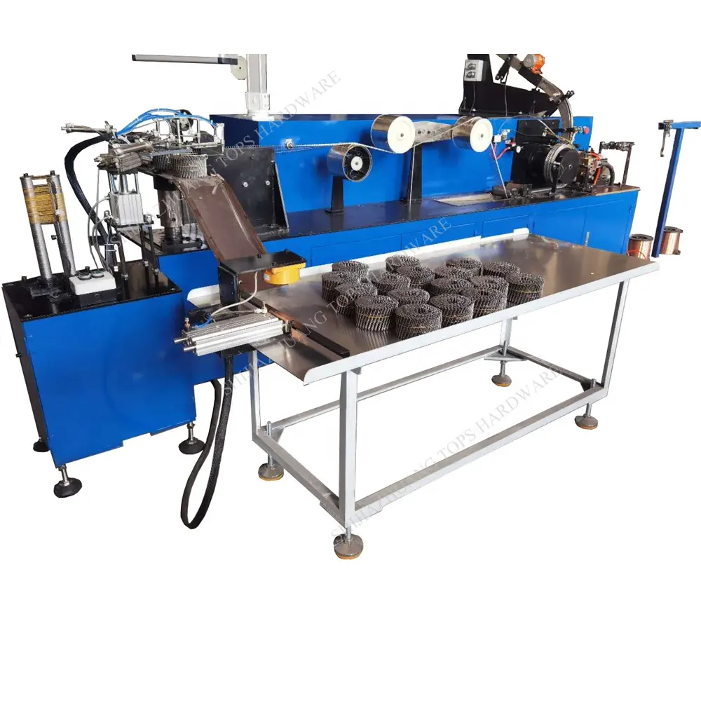 New Patent automatic steel wire coil nail making machine