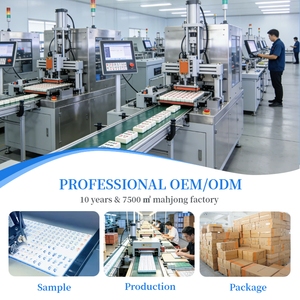 <span class=keywords><strong>Mahjong</strong></span> Confetti 4 couches Oohmyy, jeu américain de tuiles de <span class=keywords><strong>mahjong</strong></span>, grand jeu de <span class=keywords><strong>mahjong</strong></span> en acrylique rose et vert, personnalisé pour Noël, ensemble de voyage - Product Image 6