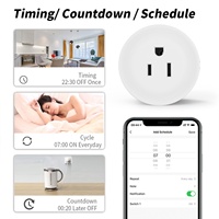 Prise intelligente WiFi Tuya FY11 |   Mini-prise certifiée CE |   Minuterie à commande vocale et par application |   Fonctionne avec Alexa Google Home |   10A/16A
