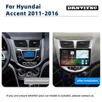 UIS7870 Écran Android 2K Caméra 360° DSP CarPlay Lecteur vidéo stéréo auto Radio de voiture pour Hyundai Accent 2011 - 2016