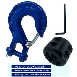 Nhà máy chất lượng cao kéo tời Cáp móc <span class=keywords><strong>3</strong></span>/8 "17t - Product Image 3