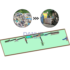 Ligne de tri pour usine de recyclage des déchets solides municipaux, machine de tri des ordures municipales - Product Image 1