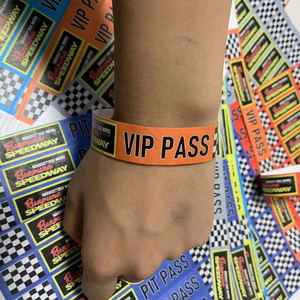 Tùy chỉnh trống có thể in dây đeo cổ tay vé dùng một lần <span class=keywords><strong>Tyvek</strong></span> dây đeo cổ tay giấy Vòng đeo tay cho các sự kiện - Product Image 6