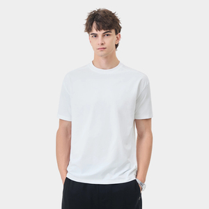 Camisetas Lisas al por Mayor, Camiseta Casual de Manga Corta para Hombre, de Alta Calidad, Verano, 260 g/m², Corte Cuadrado, Transpirable - Product Image 3