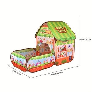 <span class=keywords><strong>Tente</strong></span> <span class=keywords><strong>de</strong></span> jeu pliable et portable pour enfants, aire <span class=keywords><strong>de</strong></span> jeux pour enfants, <span class=keywords><strong>tente</strong></span> pop-up, jouet en peluche, grande taille pour 5 enfants, fête en plein air dans le <span class=keywords><strong>jardin</strong></span> - Product Image 3