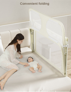 New Design Grey 3-in-1 Baby Playpen Crib <b>Cot</b> Safety Guardrail Fence Adjustable Foldable for Newborn Baby Colorful Medium - Product Image 4