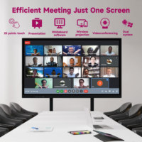 55 65 70 75 85 86 pulgadas 4K Digital Smart Whiteboard LCD pantalla interactiva quiosco de señalización para reuniones y enseñanza