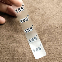 Autocollants personnalisés imprimés pour vêtements, étiquettes de taille détachables, autocollants de taille pour vêtements S M L XL