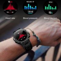 K27 Sport Smart Horloge Polsbandje 400Mah Grote Batterij Hartslag Fitness Tracker Relojes Intelligentes Dafit Smartwatch Voor Mannen