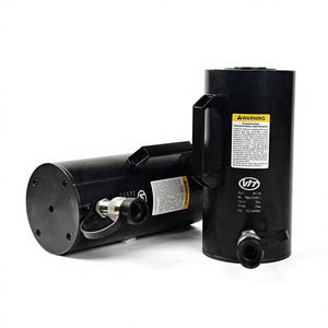 Cylindre hydraulique simple effet en aluminium RAC506 50 tonnes, course 150 mm, similaire au vérin hydraulique léger Enerpac pour levage - Product Image 1