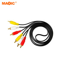 Câble de haute qualité 1,5 m 3 RCA vers 3 RCA, connecteur mâle vers mâle pour la Slovaquie et la Pologne