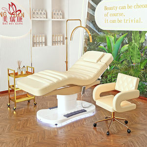 हीटिंग लक्जरी आधुनिक एस्थीटीशियन चिकित्सा उपचार सौंदर्य सैलून स्पा सौंदर्य लैश चेहरे बिस्तर इलेक्ट्रिक मालिश टेबल - Product Image 6