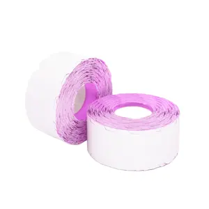 Single Line Price Tag from 1 to Four Colors OEM Thermal Paper Label,adhesive Sticker Paper Core, Plastic Core any Size Accept