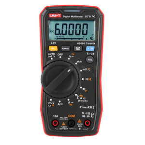 มัลติมิเตอร์ดิจิตอล UNI-T UT117C วัดค่า True RMS 600V III พร้อม LPF NCV สำหรับงาน HVAC อิเล็กทรอนิกส์ และช่างไฟฟ้า - Product Image 1