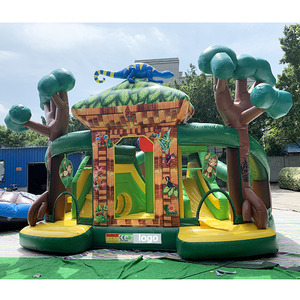 <span class=keywords><strong>2020</strong></span> Offre Spéciale Forêt Thème Château Combo gonflable Toboggan château Gonflable pour enfants - Product Image 2