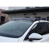 Portaequipajes de Techo para Auto, 87cm/106cm/114cm, Tabla Guía para Alerón de Techo, Silencioso y Reductor de Ruido, Accesorio para Auto