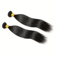 Penawaran Spesial Rambut Fiber Tahan Panas Ombre 30 Inch Super Panjang Lurus untuk Ekstensi Rambut Sehari-hari