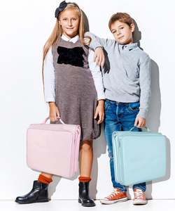 Carpeta con Cierre Universal y Bolsillo Acolchado con Anillas en O de 2 Pulgadas, Capacidad para 400 Páginas, Incluye Correa de Hombro Extraíble de Poliéster, Muestra Gratuita, BSCI - Product Image 4