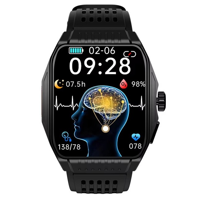 JT03 Sleep Smart Watch Android IP68 ECG PPG Real-Time Health Monitor SOS Sports 1.85" Square 4-Day Battery for Call 2024