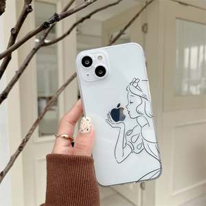 เคสโทรศัพท์มือถือ TPU ใสลายสโนว์ไวท์ ดีไซน์หรู สำหรับ iPhone 17 16 15 13 Pro Max 12 13 14 Pro Max-พิมพ์ลายตามสั่ง - Product Image 1