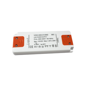 Alimentation LED ultra-mince 12V 20W 1.67A à tension constante IP20 pour intérieur, pour bandes lumineuses LED - Product Image 5