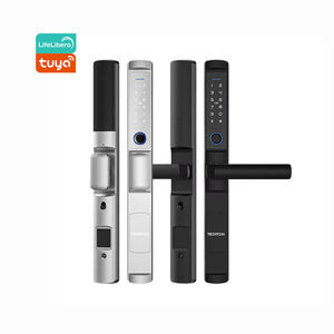 ट्या स्मार्ट वाई-फाई डिजिटल डोर लॉक वाटरप्रूफ संकीर्ण प्रकार ताला कांच के दरवाजे के लिए कीपैड टच पासवर्ड कीलेस एंट्री - Product Image 1