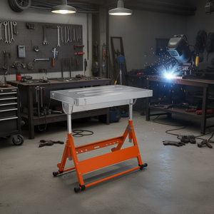 Banc de travail de soudage en acier 30 x 20 pouces, capacité de 400 lb, hauteur réglable, modèle D0100HADYPY - Product Image 2