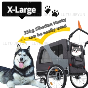 Remolque de bicicleta <span class=keywords><strong>para</strong></span> cochecito de mascotas personalizable de gran tamaño 2 en 1 <span class=keywords><strong>para</strong></span> <span class=keywords><strong>perros</strong></span> medianos y grandes, recién lanzado <span class=keywords><strong>para</strong></span> carros de mano - Product Image 4