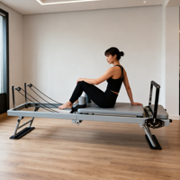 Nouveau design de reformer de Pilates avec technologie de capteur intelligent pour suivre la forme et les répétitions