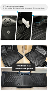 Luxury Non-Toxic Waterproof TPE 3D Floor Liner <strong>Car</strong> <strong>Mats</strong> for <strong>Seat</strong> <strong>Ibiza</strong> 2017-2026 Eco-Friendly Anti-Slip Full Set 4Pcs - Product Image 6
