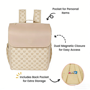 <span class=keywords><strong>Sac</strong></span> <span class=keywords><strong>à</strong></span> <span class=keywords><strong>dos</strong></span> de maternité pour maman et papa, en PU, résistant <span class=keywords><strong>à</strong></span> l'eau, grande capacité, 4 poches isothermes, attache pour poussette, matelas <span class=keywords><strong>à</strong></span> langer - Product Image 5