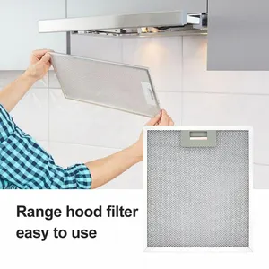 Jaring logam jala dapur kualitas tinggi tudung Saji penyaring karbon layar penyaring penyaring aluminium