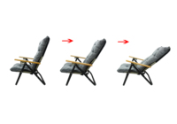 Chaise de camping pliante Tianye pour l'extérieur, avec dossier réglable et rembourré, pour la plage et l'hiver, avec appui-tête