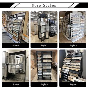 Nuovo stile di pietra naturale cremagliera in granito piatto di esposizione del prodotto in piedi Multi strato in pietra naturale <span class=keywords><strong>Showroom</strong></span> - Product Image 4