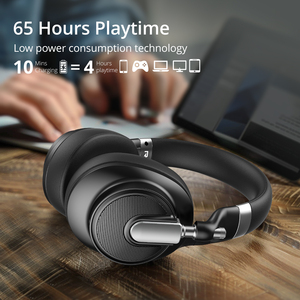 OEM ODM Original Best Foldable Custom Headphones Wired Wireless Blue-tooth Over-ear Wireless Active Noise Cancelling <strong>Headset</strong> - Product Image 3