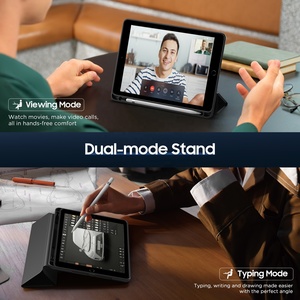 MoKo Slim Hollow Logo Tri fold Smart Cover Case pour <span class=keywords><strong>iPad</strong></span> 9.7 pouces 5e 6e <span class=keywords><strong>génération</strong></span> 2018 2017 <span class=keywords><strong>iPad</strong></span> <span class=keywords><strong>Pro</strong></span> 9.7 Air <span class=keywords><strong>2</strong></span> Air - Product Image 4