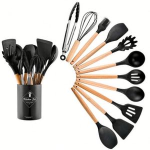 Lot de 12 ustensiles de cuisine en silicone, accessoires de cuisine, ensemble d'ustensiles de cuisson en silicone pour la cuisine - Vente chaude - Product Image 1